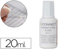 Corrector líquido Q-Connect 20ml. aplicador pincel
